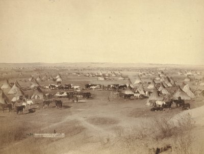 Feindliches Indianerlager, 1891 von John C. H. Grabill