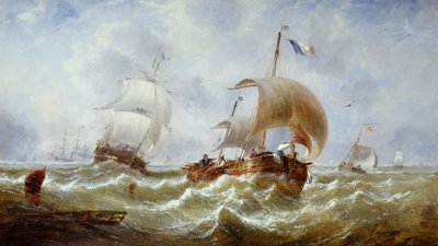 Eine frische Brise, ca. 1867 von John Callow