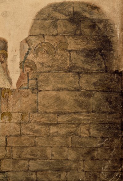 Studie der Wandmalereien im Kapitelhaus von John Carter