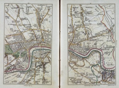 Karte von Ost-London, Platten 20-21, aus 