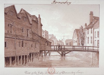 Dockhead Folly, Bermondsey, London von John Chessell Buckler