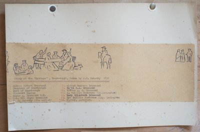 Gruppe bei der Hütte, Bournehill, 1858 von John Christian Schetsky