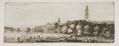 Dumfries vom Dock aus von John Clerk of Eldin