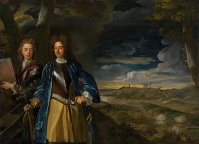 Michael Richards 1673-1721 und John Richards 1669-1709 bei der Belagerung von Belgrad 1690, 1700 von John Closterman