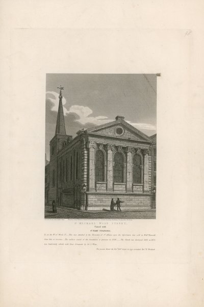 St. Michael, Wood Street, London von John Coney