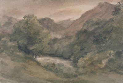 Borrowdale, Abend nach einem schönen Tag, 1. Oktober von John Constable