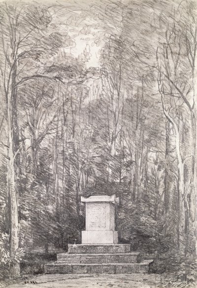 Kenotaph für Sir Joshua Reynolds in Coleorton Hall, Leicestershire, 1823 von John Constable