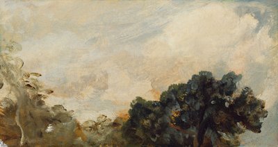 Wolkenstudie mit Bäumen, 1821 von John Constable