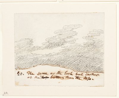 Wolkenstudie (nach Alexander Cozens