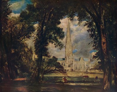 Kathedrale von Salisbury, um 1823 von John Constable