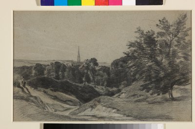 Kathedrale von Salisbury von Old Sarum aus von John Constable