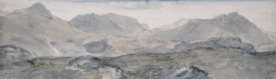 Blick vom Gipfel des Honister Crag (Aquarell) von John Constable