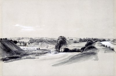 Bau eines Damms, Bugbrooke, 10. Juli 1837 von John Cooke Bourne