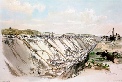 Tring Cutting, London & Birmingham Railway, 17. Juni 1837, 1839 von John Cooke Bourne