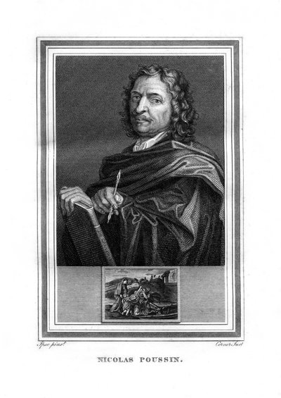 Nicolas Poussin, französischer Maler, 1825 von John Corner