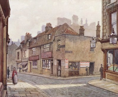 Verlorenes London: Alte Häuser in Snowfields, Bermondsey von John Crowther