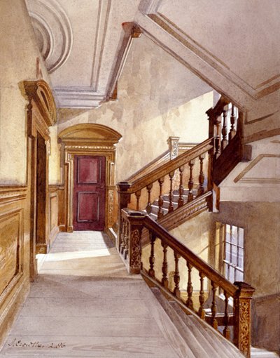 Haus von Sir Christopher Wren, Botolph Lane, London, 1886 von John Crowther
