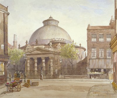 Spa Fields Chapel, Exmouth Street, Finsbury, London, 1886 von John Crowther