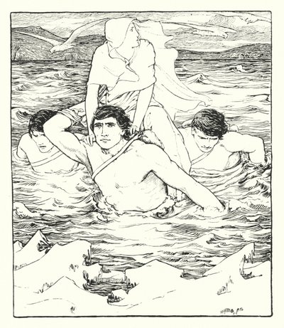 Illustration für Die Geschichte von Deirdre von John Dickson Batten