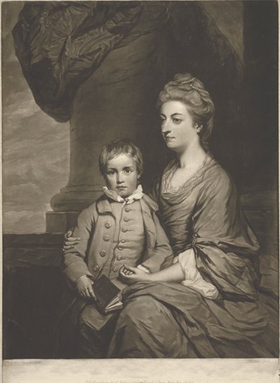 Elizabeth, Gräfin von Pembroke, und der Rt. Honble. George, Lord Herbert von John Dixon