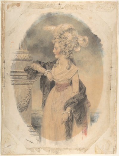Elizabeth Ford, später Lady Colville of Culross, 1785 von John Downman