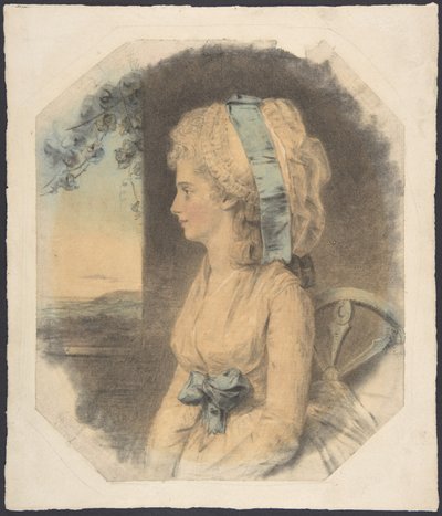 Miss Mary Cruikshank, einzige Schwester von James Cruikshank von John Downman