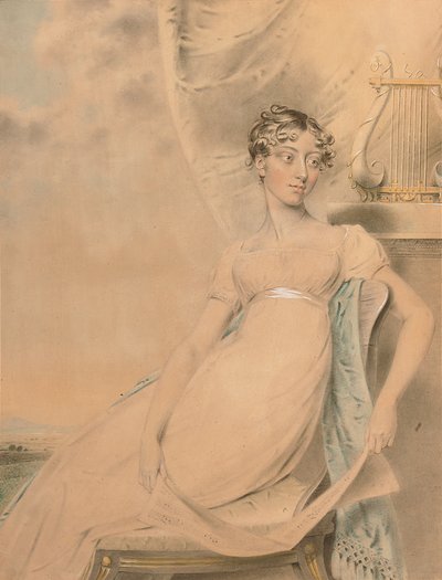 Porträt von Anne Lucy Poulett, Lady Nugent von John Downman
