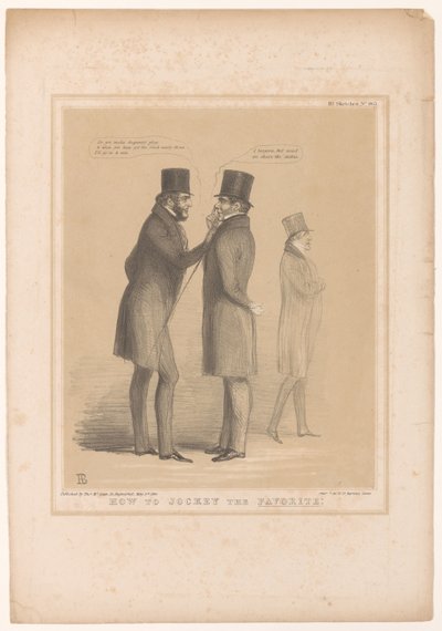 Karikatur mit Lord Bentinck und Smith O