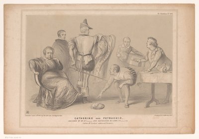 Karikatur mit Premierminister Robert Peel und Joseph Hume von John Doyle
