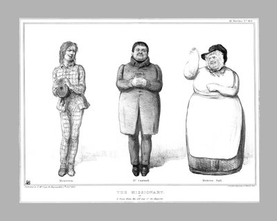 Der Missionar. Oder eine Szene aus dem alten Stück Der Heuchler, 1835 von John Doyle