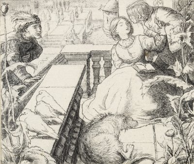 Der schlafende Palast von John Everett Millais