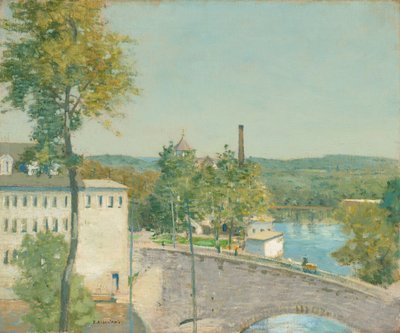 U.S. Thread Company Mills, Willimantic, Connecticut, um 1893-1897 von John Ferguson Weir