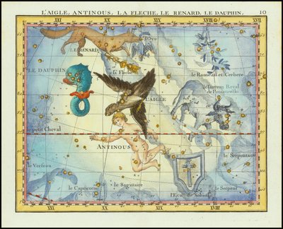 Adler, Pfeil, Fuchs & Delfin von John Flamsteed
