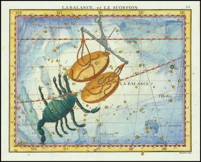 1776 - John Flamsteed - Die Waage und der Skorpion (Libra & Scorpio) von John Flamsteed