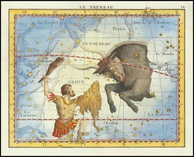 1776 - John Flamsteed - Der Stier (Taurus) von John Flamsteed