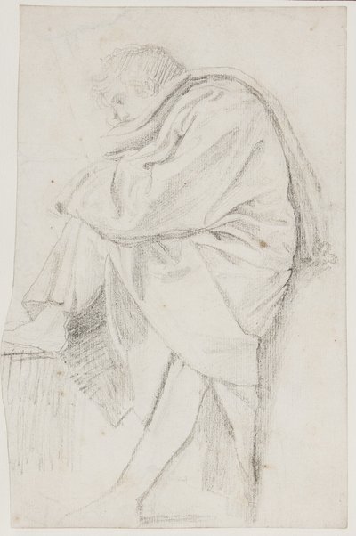 In Gedanken versunkener Mann, ca. 1790 von John Flaxman