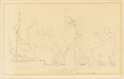 Minerva und Achilles von John Flaxman