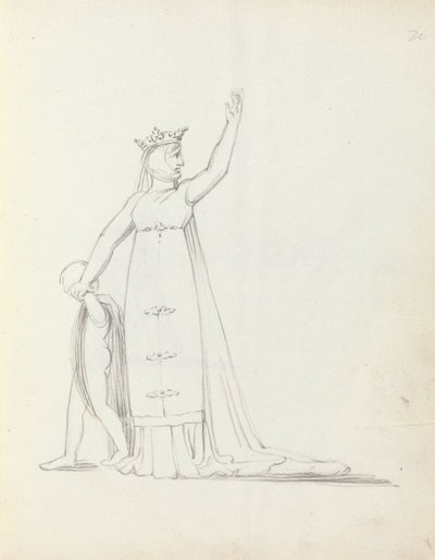 Mrs. Siddons als Constance mit Kind von John Flaxman