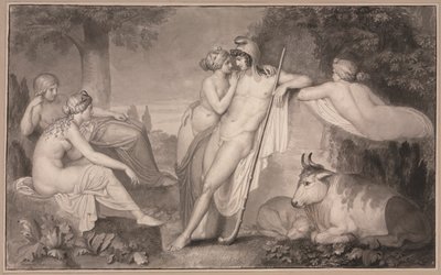 Paris und Oenone, 1791 von John Flaxman