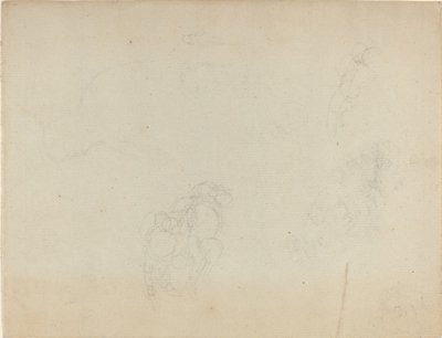 Blatt mit Studien (recto und verso) von John Flaxman