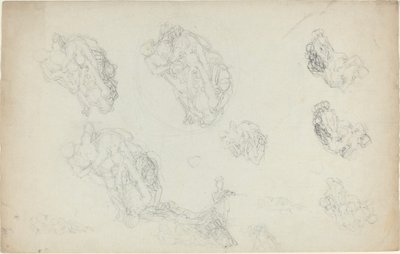 Blatt mit Studien [recto und verso] von John Flaxman