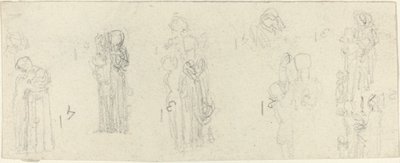Blatt mit Studien [recto und verso] von John Flaxman