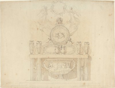 Studie für Dekorationen des Buckingham Palace von John Flaxman