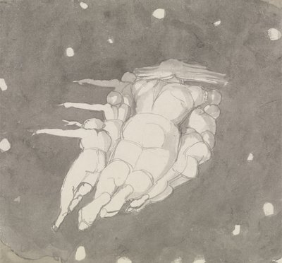 Die Erschaffung der Himmel, um 1790 von John Flaxman
