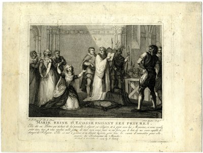 Die letzten Stunden von Maria Stuart, Königin von Schottland von John Francis Rigaud