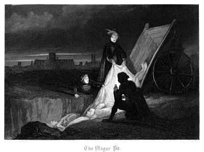 Die Pestgrube, 1855 von John Franklin