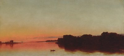 Dämmerung am Klang, Darien, Connecticut von John Frederick Kensett