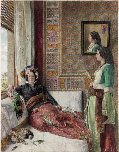 Hhareem Leben - Konstantinopel von John Frederick Lewis