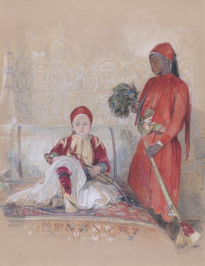Iskander Bey und sein Diener von John Frederick Lewis