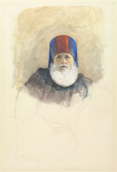 Studie für Mehmet Ali Pascha, ca. 1844 von John Frederick Lewis